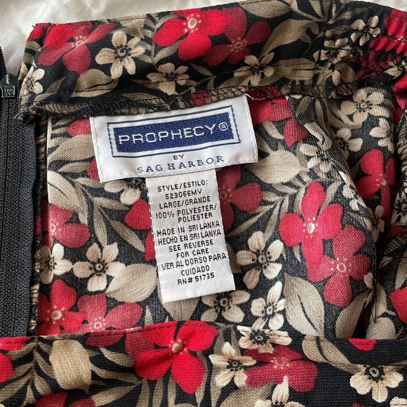 Prophecy by sag harbor floral long skirt size large - Picture 3 of 8